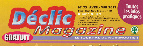 Déclic Magazine, gratuit de l'île de Noirmoutier
