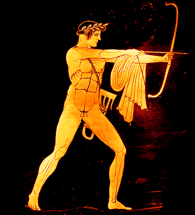 Apollon tirant à l'arc